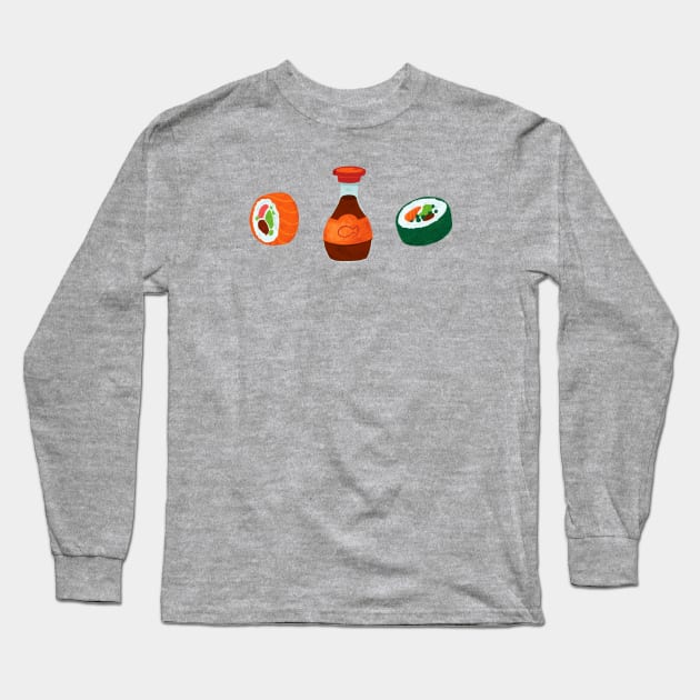 Sushi Long Sleeve T-Shirt by Alexandra Franzese